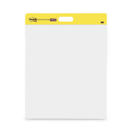 Post-it Easel Pads Super Sticky Self-Stick Wall Pad, Unruled, (20) White 20 x 23 Sheets, 4/Carton