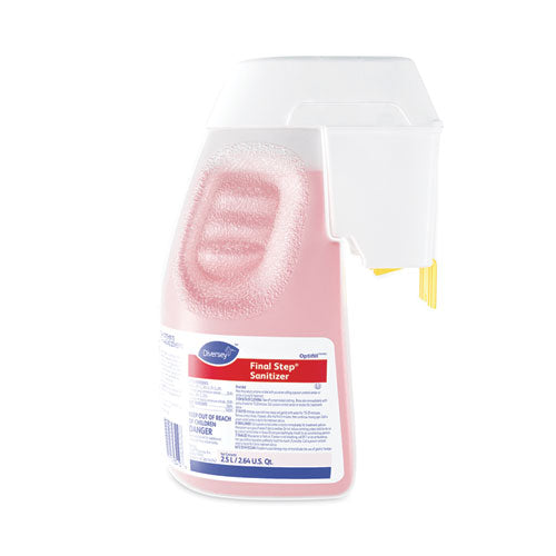 Diversey Final Step Sanitizer, Liquid, 2.5 L Intake System