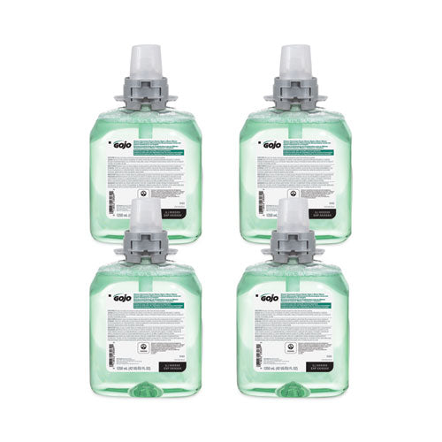 GOJO Green Certified Foam Hair and Body Wash Refill, Cucumber Melon Scent, 1,250 mL, 4/Carton