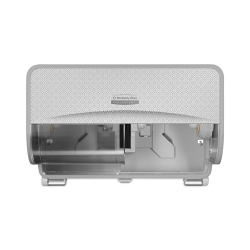 Kimberly-Clark Professional* ICON Coreless Standard Roll Toilet Paper Dispenser, 8.43 x 13 x 7.25, Silver Mosaic