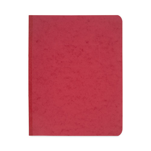 ACCO Pressboard Report Cover with Tyvek Reinforced Hinge, Two-Piece Prong Fastener, 3" Capacity, 8.5 x 11, Red/Red