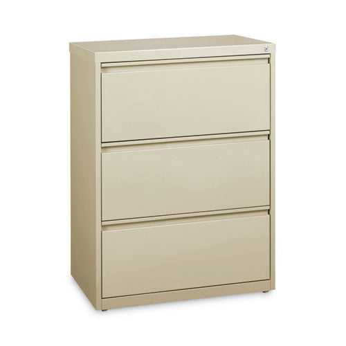 Alera Lateral File, Three Legal/Letter/A4-Size File Drawers, 30" x 18.62" x 40.25", Putty