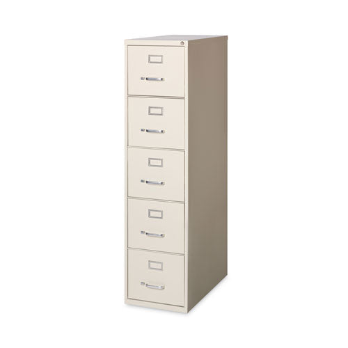 Alera Five-Drawer Economy Vertical File, Letter-Size File Drawers, 15" x 26.5" x 61.37", Putty