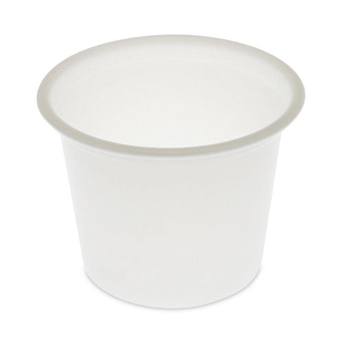 Pactiv Evergreen Plastic Portion Cup, 1 oz, Translucent, 200/Sleeve, 25 Sleeves/Carton