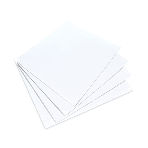 Crown Walk-N-Clean 60-Sheet Pad Refill, White Tacky Adhesive Surface, Anti-Skid Backing, 30" x 24", 60 Sheets/Pad, 4 Pads/Carton