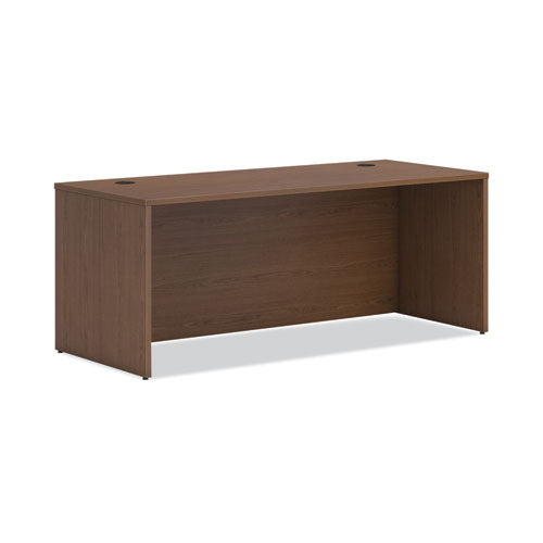 HON Mod Desk Shell, 72" x 30" x 29", Sepia Walnut