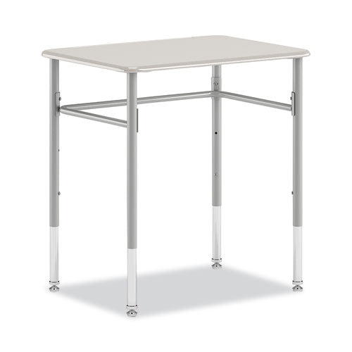 HON SmartLink Student Desk, Rectangle, 20" x 26" x 23" to 33", White, 2/Carton