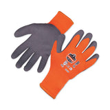 ergodyne ProFlex 7401-CASE Coated Lightweight Winter Gloves, EN388: 2131X, 9" Long, Orange, Pair