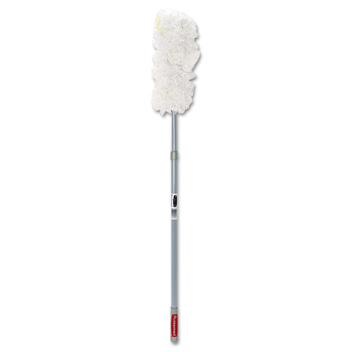 Rubbermaid Commercial HiDuster Overhead Duster with Straight Launderable Head, 51" Extension Handle