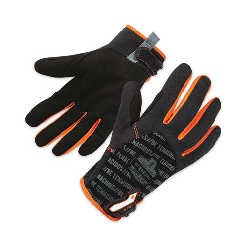 ergodyne ProFlex 812 Standard Mechanics Gloves, 9" Long, 2X-Large, Black, Pair