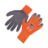 ergodyne ProFlex 7401-CASE Coated Lightweight Winter Gloves, EN388: 2131X, 9" Long, Orange, Pair