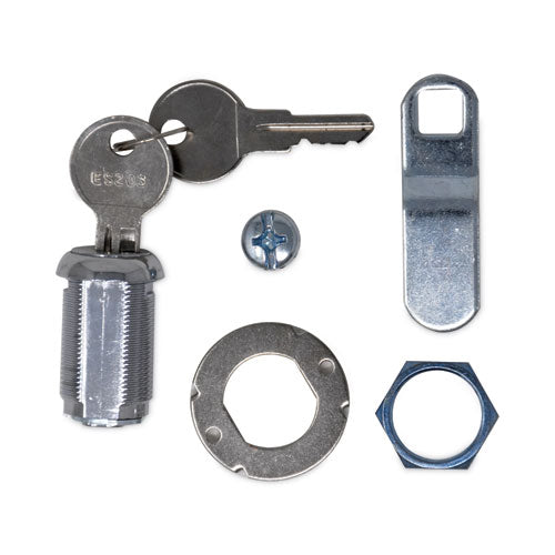 Rubbermaid Commercial Replacement Lock and Keys for Housekeeping Carts, Silver