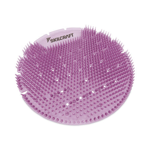 AbilityOne 6840016998448, SKILCRAFT Extended Power Urinal Screen Deodorizer, Lavender Lace Scent, Purple, 6/Carton