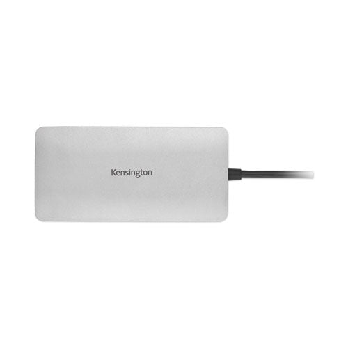 Kensington UH1400P USB-C 8-in-1 Driverless Mobile Hub, Gray
