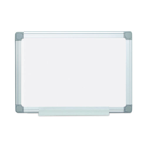MasterVision Earth Silver Easy Clean Dry Erase Boards, 24" x 18", White Surface, Satin Aluminum Frame