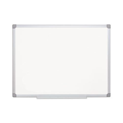 MasterVision Earth Gold Ultra Magnetic Dry Erase Boards, 48" x 72", White Surface, Satin Aluminum Frame