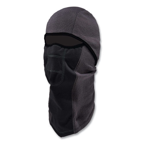 ergodyne N-Ferno 6823 Hinged Balaclava Face Mask, Fleece, One Size Fits Most, Gray
