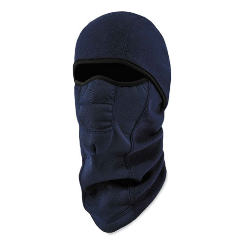 ergodyne N-Ferno 6823 Hinged Balaclava Face Mask, Fleece, One Size Fits Most, Navy