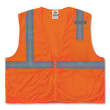 ergodyne GloWear 8210Z Class 2 Economy Mesh Vest, Polyester, Orange