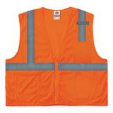 ergodyne GloWear 8210Z Class 2 Economy Mesh Vest, Polyester, Orange