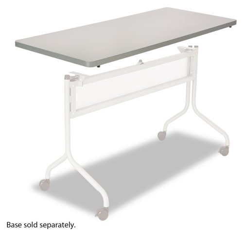 Safco Impromptu Series Mobile Training Table Top, Rectangular, 48w x 24d, Gray