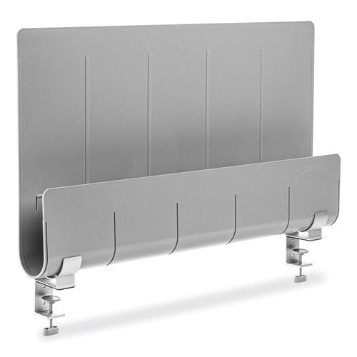 deflecto Oasis Privacy Panel, 24 x 2.7 x 16.36, Gray