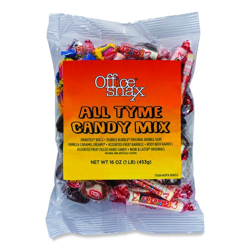 Office Snax Candy Assortments, All Tyme Candy Mix, 1 lb Bag