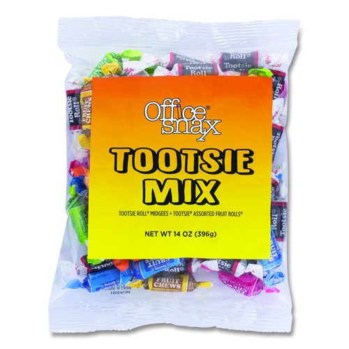 Office Snax Tootsie Roll Assortment, 14 oz Bag