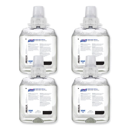 PURELL HEALTHY SOAP Mild Foam Refill, For CS4 Dispensers, Fragrance-Free, 1,250 mL, 4/Carton