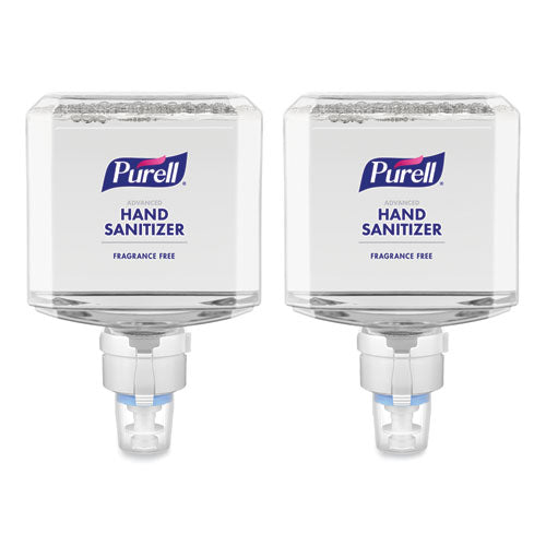 PURELL Advanced Hand Sanitizer Gentle and Free Foam, 1,200 mL Refill, Fragrance-Free, For ES8 Dispensers, 2/Carton