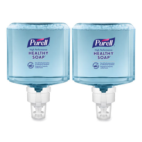 PURELL CLEAN RELEASE Technology (CRT) HEALTHY SOAP High Performance Foam Refill, For ES8 Dispensers, Fragrance-Free, 1,200 mL, 2/CT