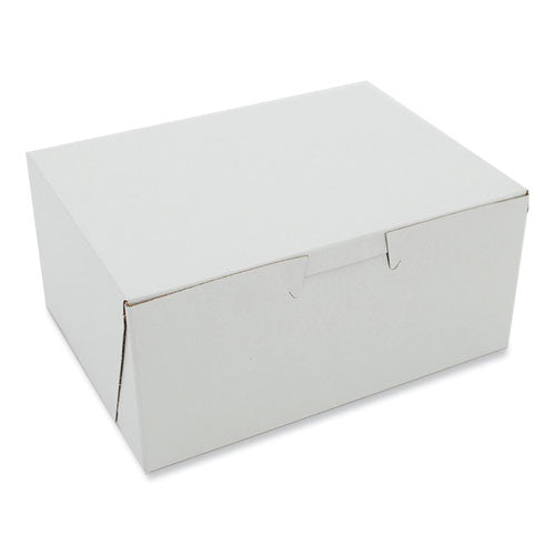 SCT White One-Piece Non-Window Bakery Boxes, 6 x 4.5 x 2.75, White, Paper, 250/Carton