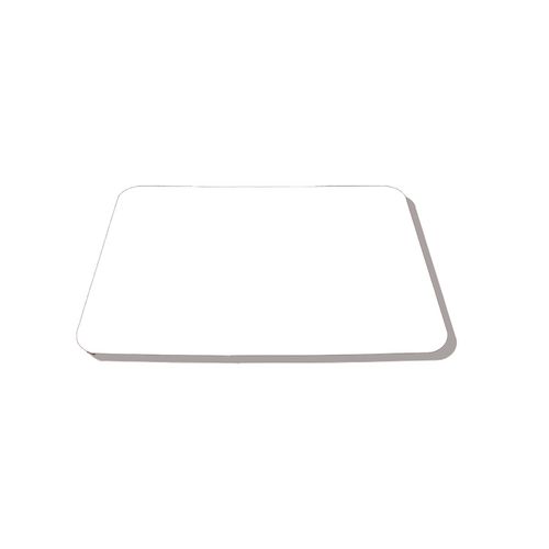 SCT Bakery Bright White Cake Pad, Single Wall Pad, 1/4 Sheet, 10 x 14, Bright White, Paper, 100/Bundle