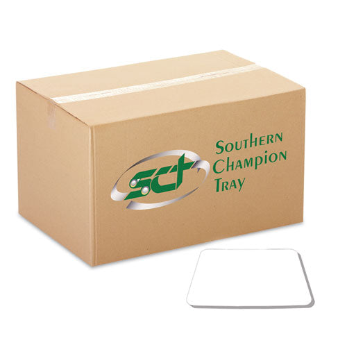 SCT Bakery Bright White Cake Pad, Double Wall Pad, 19 x 14 x 0.31, White, Paper, 50/Carton