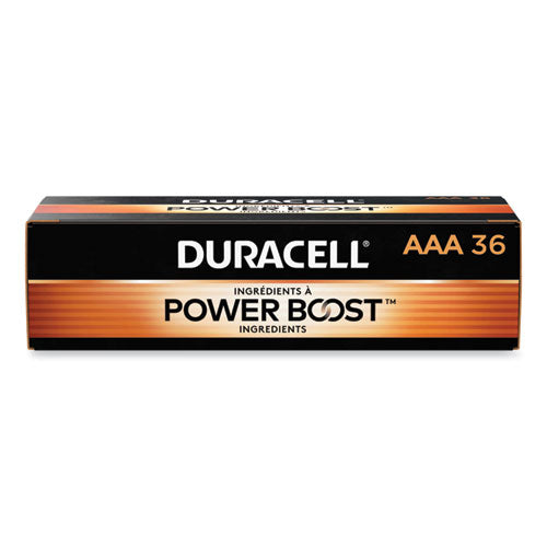 Duracell POWER BOOST Coppertop Alkaline AAA Batteries, 36/Pack