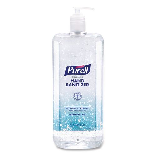PURELL Advanced Hand Sanitizer Refreshing Gel, 1.5 L Pump Bottle, Clean Scent