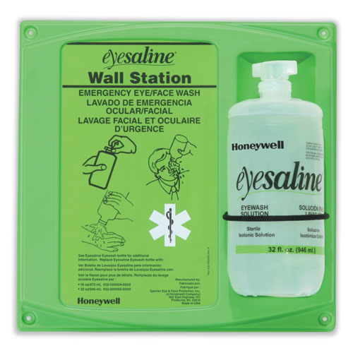 Honeywell Fendall Single Eye Wash Station, 32 oz, 8/Carton