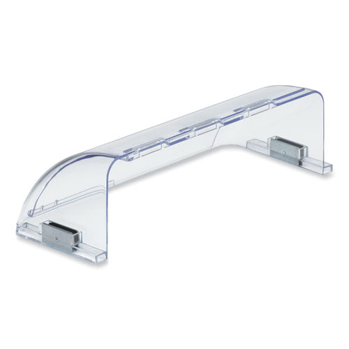 deflecto Premium Unbreakable Air Deflector, 3.87 x 9 x 2.75, Clear