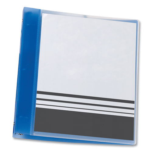 Avery Flexible View Binder with Round Rings, 3 Rings, 1" Capacity, 11 x 8.5, Blue