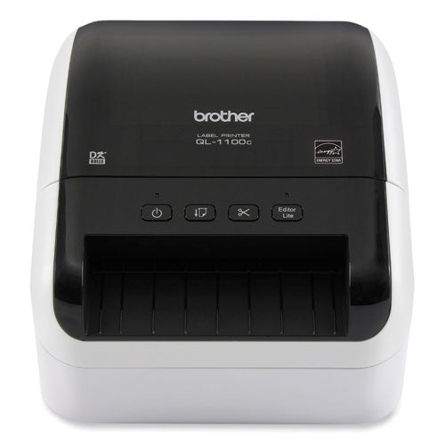Brother QL-1100C Wide Format Professional Label Printer, 69 Labels/min Print Speed, 5.9 x 8.7 x 6.7
