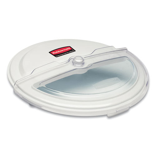Rubbermaid Commercial ProSave Sliding Lid Conversion Kit for Brute Containers, 23.5" Diameter x 5.25" h, White, Plastic
