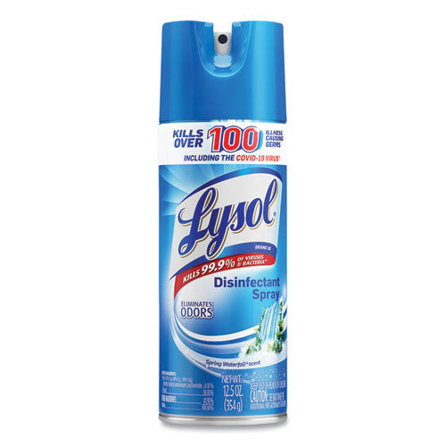 LYSOL Brand Disinfectant Spray, Spring Waterfall Scent, 12.5 oz Aerosol Spray