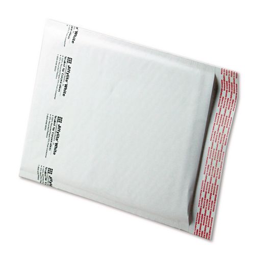 Sealed Air Jiffylite Self-Seal Bubble Mailer, #2, Barrier Bubble Air Cell Cushion, Self-Adhesive Closure, 8.5 x 12, White, 100/Carton