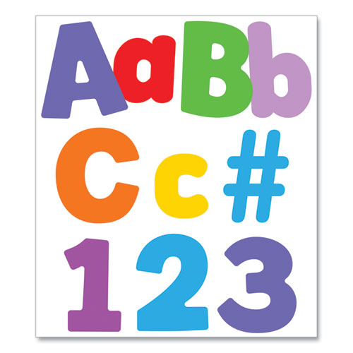 Carson-Dellosa Education EZ Letter Combo Packs, 4" Tall, Assorted Color Splash Character Colors, 219 Pieces