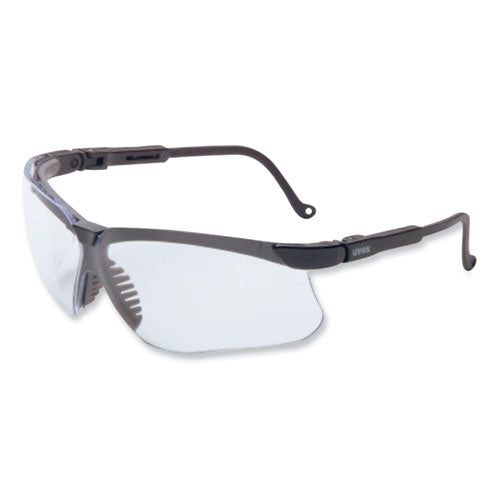 Honeywell Uvex Genesis Safety Eyewear, Black Full Frame, Clear Dual Lens with Hydro-Shield Anti-Fog Coating