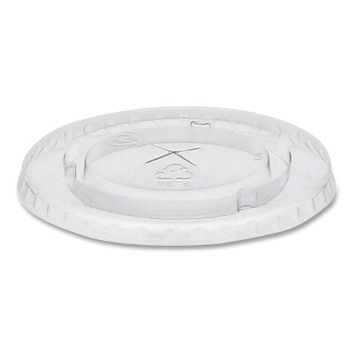 Pactiv Evergreen Cold Cup Lids, Fits 12 oz/14 oz/16 oz/20 oz Cold Cups, Plastic, Clear, 1,680/Carton