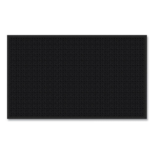 Apache Mills Absorba Select Entry Mat, Rectangular, Pepper/Black Crush-Resistant Needle-Punched Surface, 36" x 60"