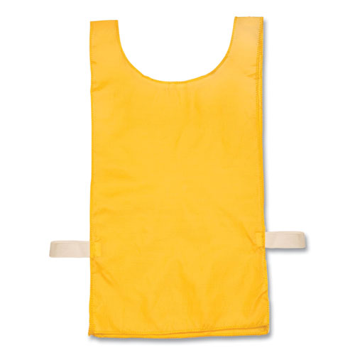 Champion Sports Heavyweight Pinnies, Nylon, One Size, Gold, 1/Dozen