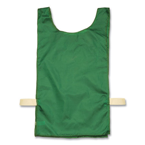 Champion Sports Heavyweight Pinnies, Nylon, One Size, Green, 1/Dozen
