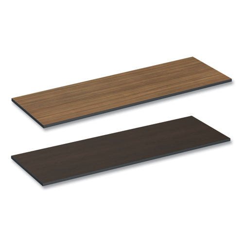 Alera Reversible Laminate Table Top, Rectangular, 71.5w x 23.63d, Espresso/Walnut